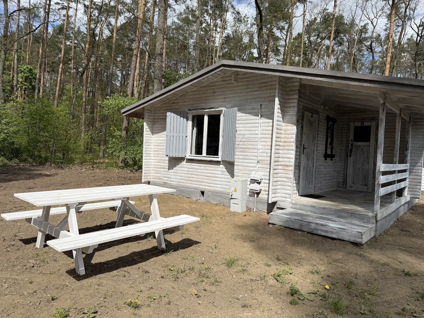 Domek Drewniany ze wspólną łazienką w Stanicy Wodnej PTTK Tleń Domek Drewniany ze wspólną łazienką w Stanicy Wodnej PTTK Tleń